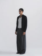 Thread | Ribbed Fitted Zip-Up Knit Cardigan