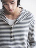 Thread | Stripe Henley Hoodie