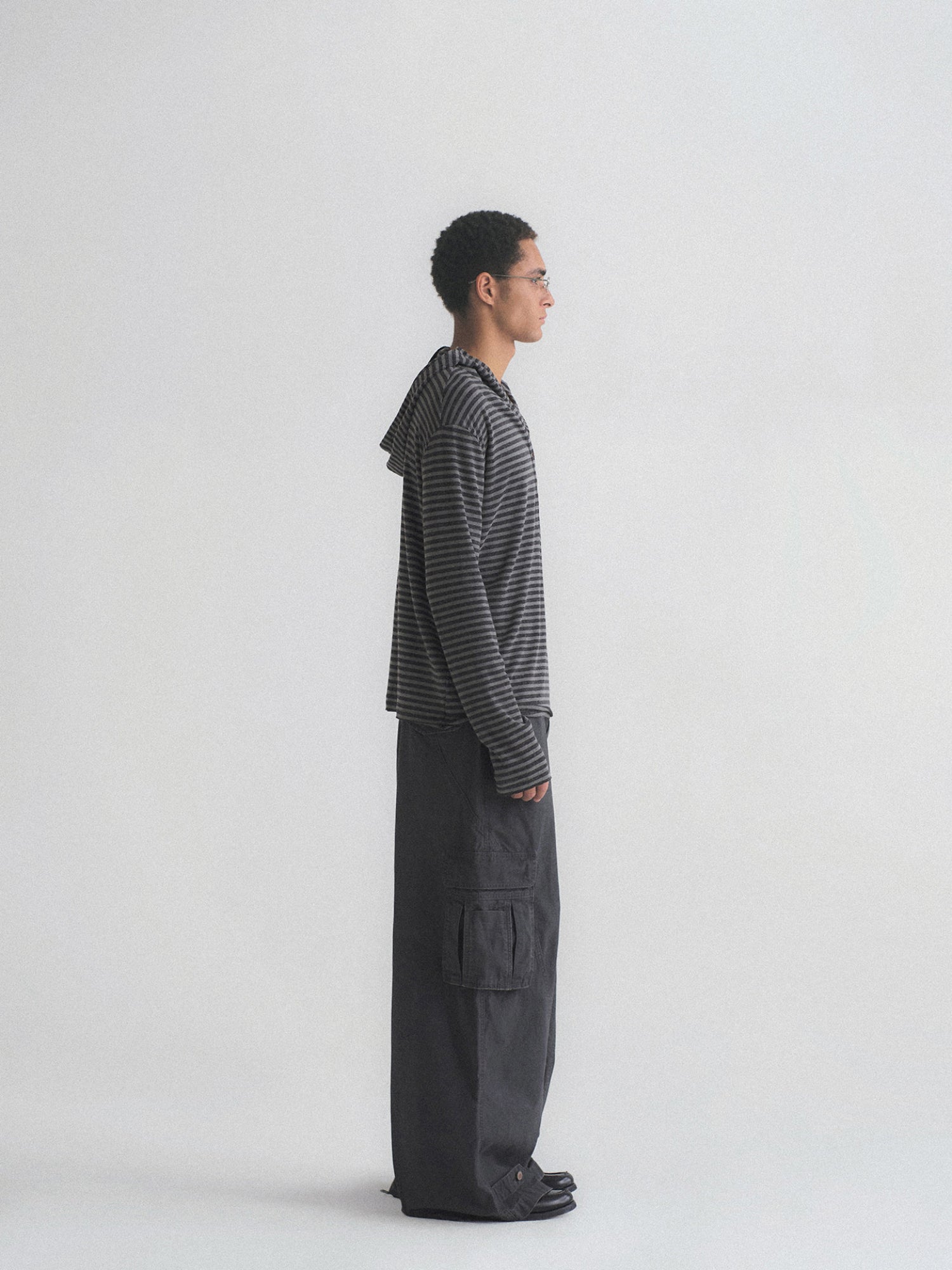 Thread | Stripe Henley Hoodie