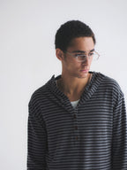 Thread | Stripe Henley Hoodie