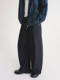 Thread | Asymmetric Pleat Wide-Leg Trousers