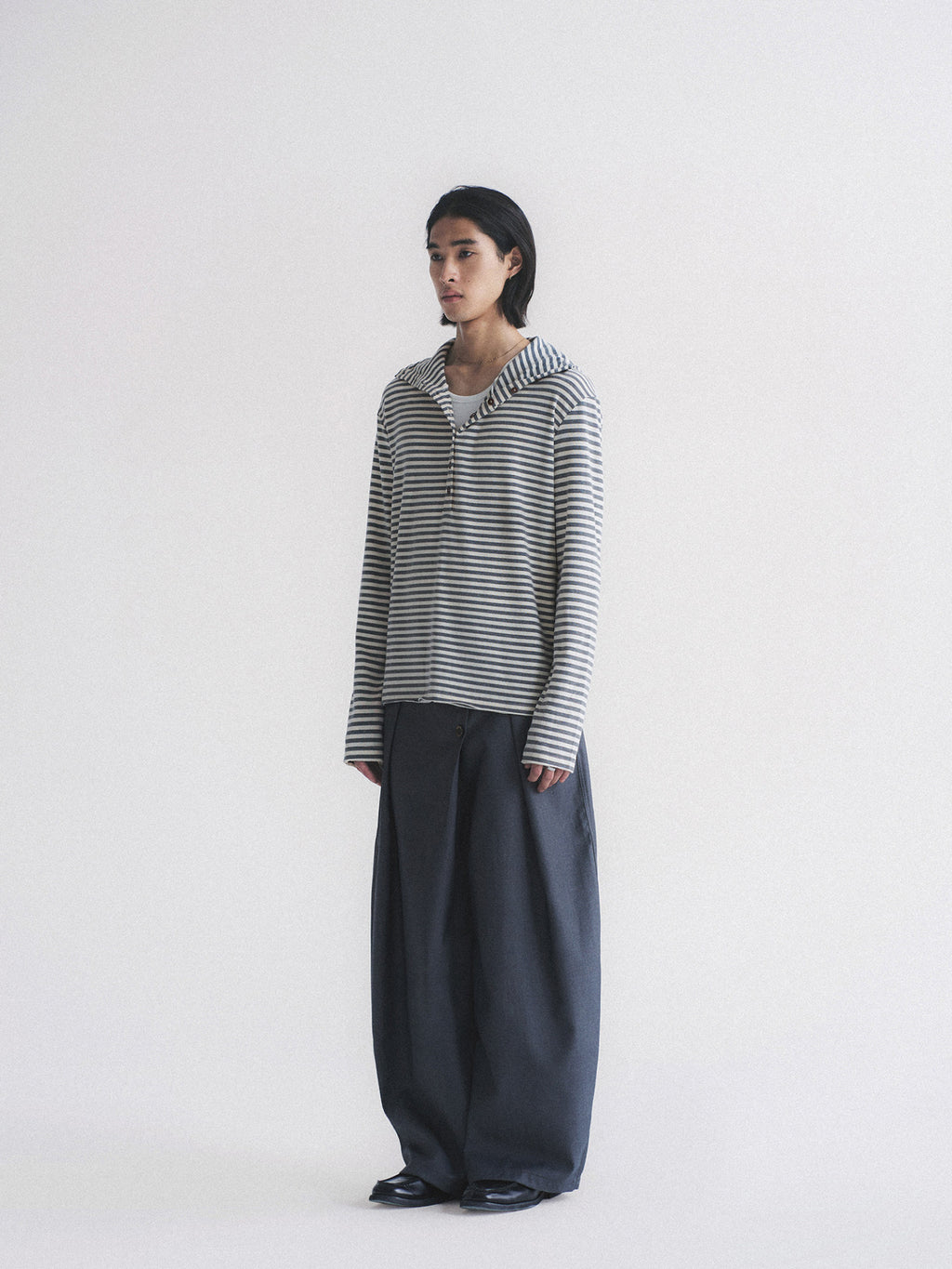 Thread | Stripe Henley Hoodie