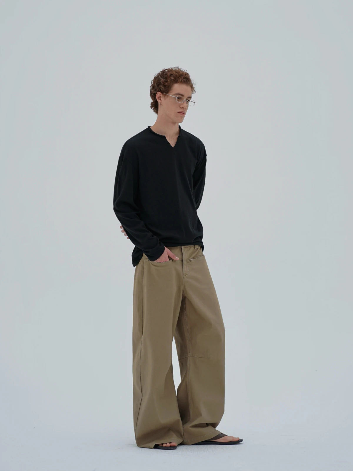 Knot | Denim Curved Jeans