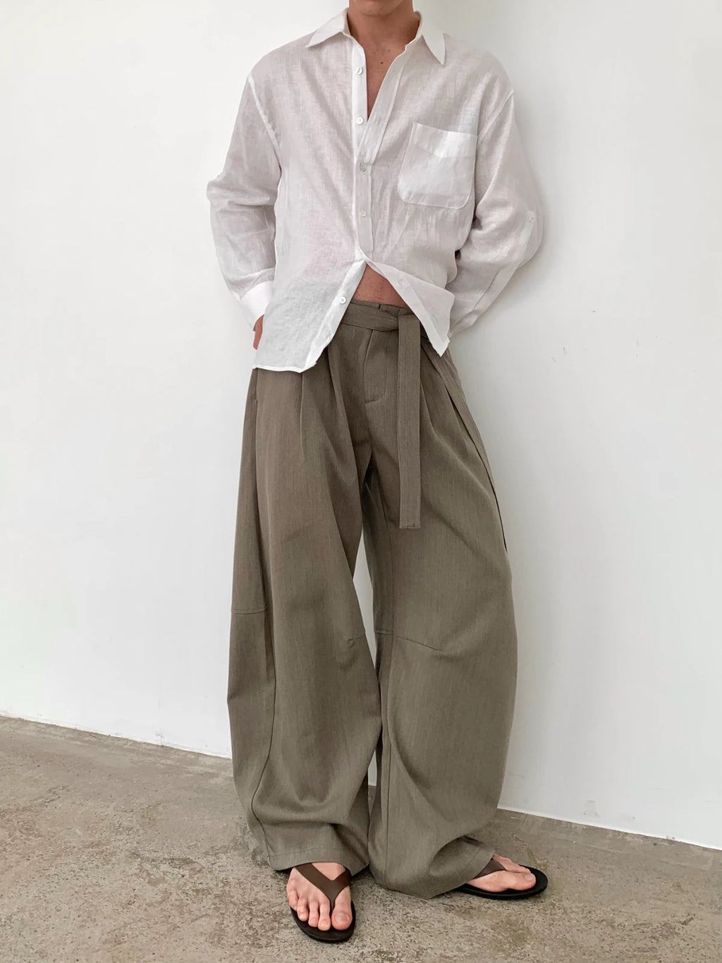 Knot | Form Tailored Belt Trousers