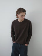 Roll-Hem Drop Shoulder L/S Tee