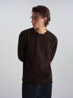 Roll-Hem Drop Shoulder L/S Tee