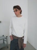 Roll-Hem Drop Shoulder L/S Tee