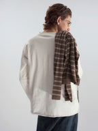 Roll-Hem Drop Shoulder L/S Tee
