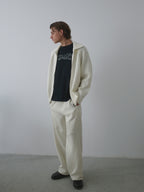 Ribbed Turtleneck Knit Cardigan
