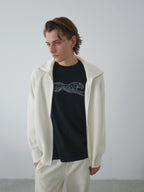 Ribbed Turtleneck Knit Cardigan
