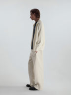 Curved Leg Relaxed Sweatpants