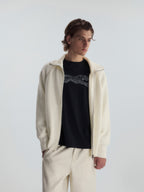 Ribbed Turtleneck Knit Cardigan