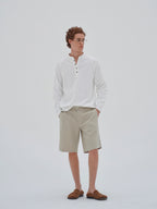 Thread | Waffle Henley Long Sleeve Tee