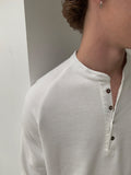 Thread | Waffle Henley Long Sleeve Tee