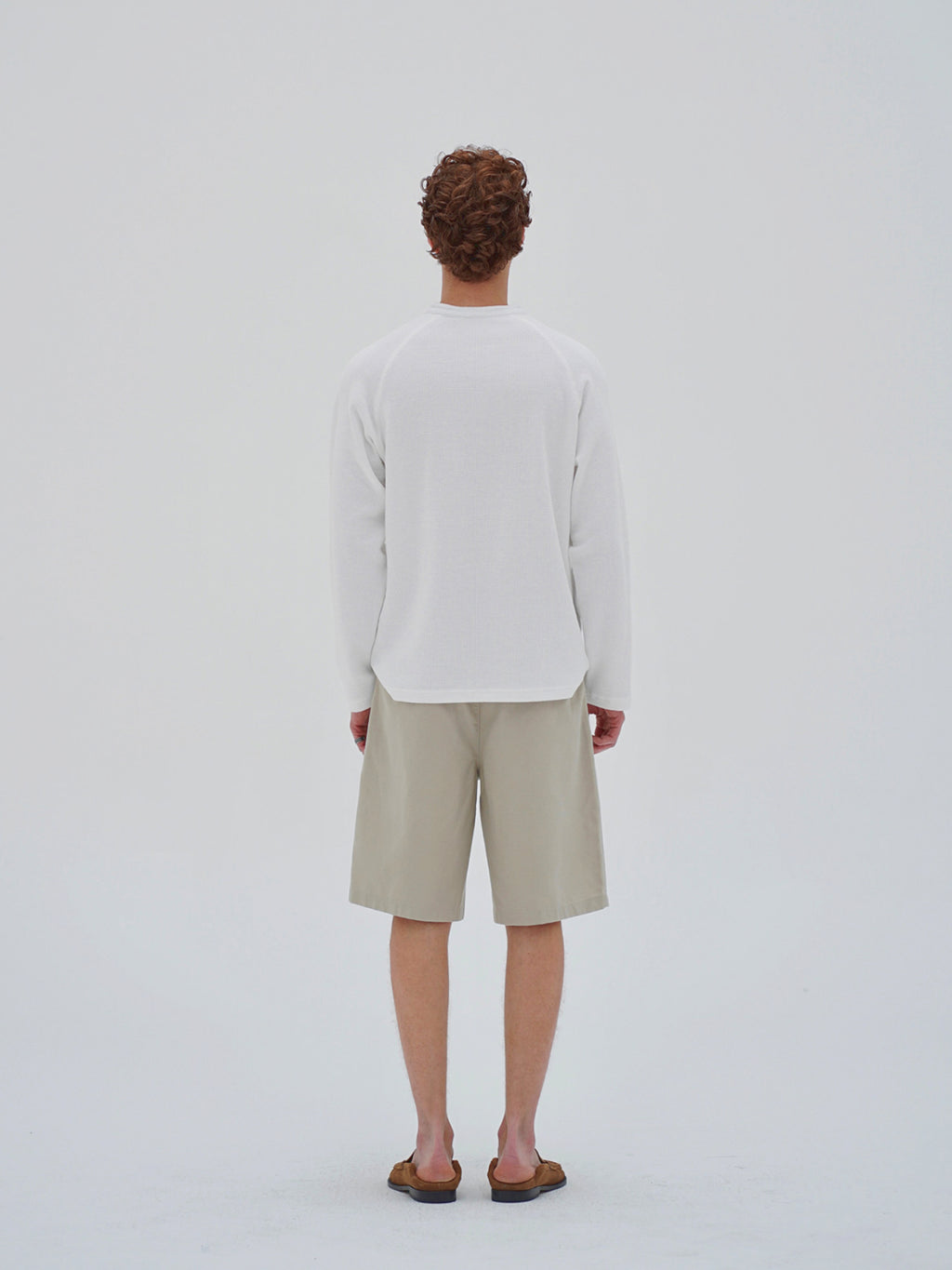 Thread | Waffle Henley Long Sleeve Tee