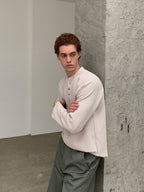 Thread | Waffle Henley Long Sleeve Tee