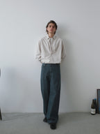 Pinstripe Relaxed Pocket L/S Shirt