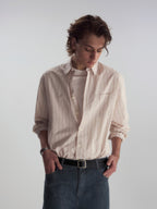 Pinstripe Relaxed Pocket L/S Shirt