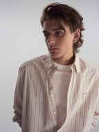 Pinstripe Relaxed Pocket L/S Shirt