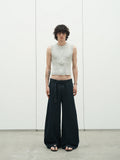 Knot | Indigo Belted Curved Jeans