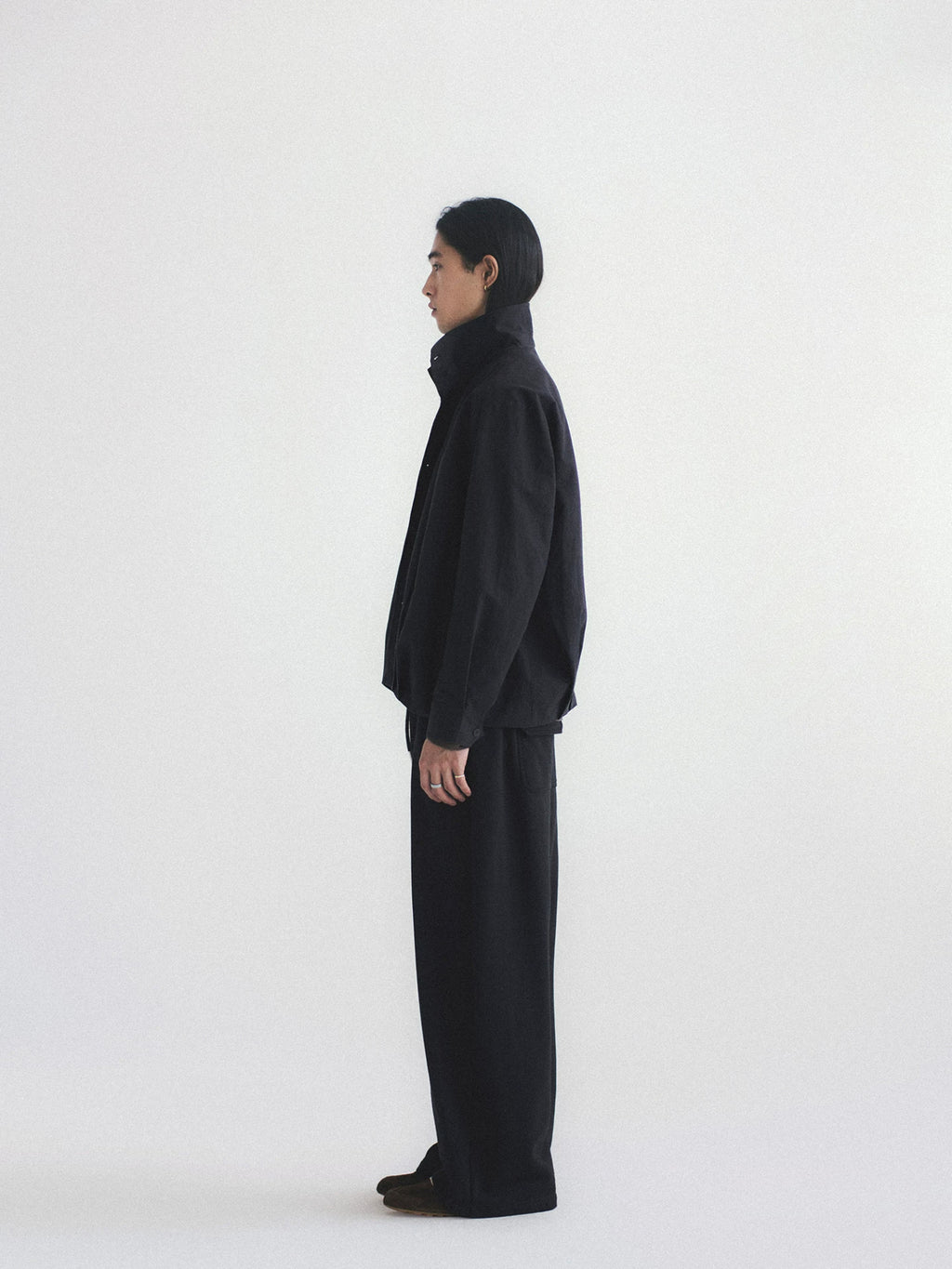 Double Pleated Wide Leg Sweatpants