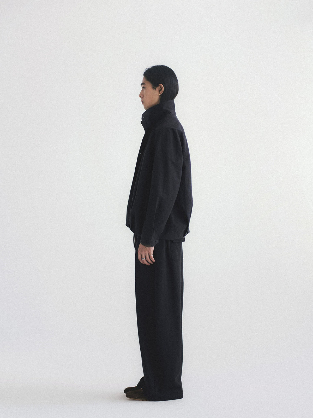 Double Pleated Wide Leg Sweatpants
