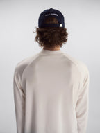 Wool-Blend Mock Neck L/S Tee