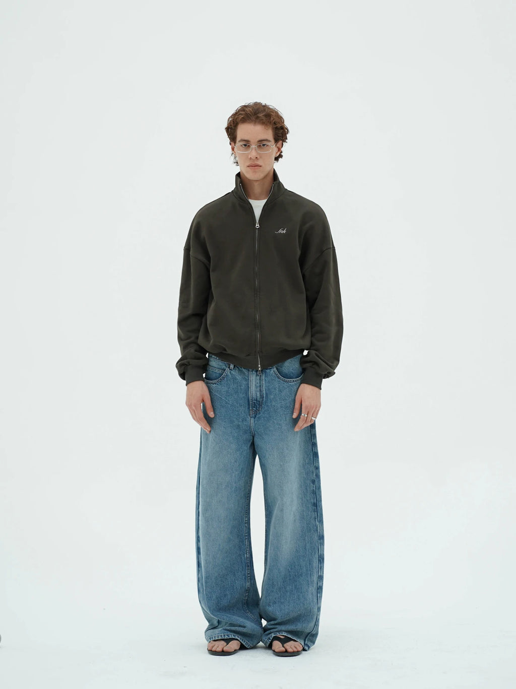 Thread | Denim Faded Indigo Baggy Jeans