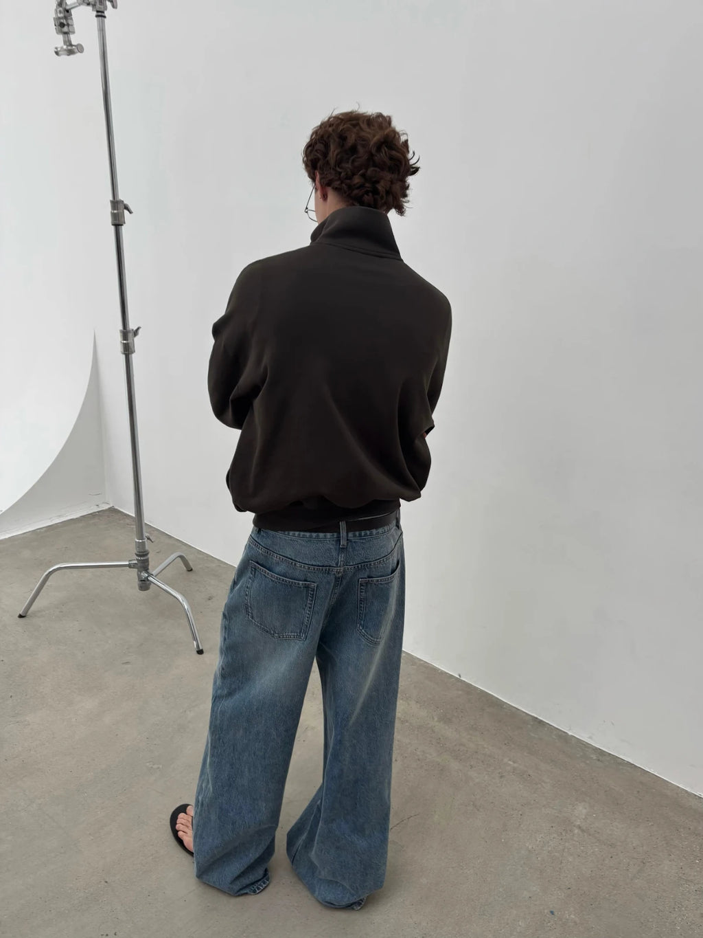 Thread | Denim Faded Indigo Baggy Jeans