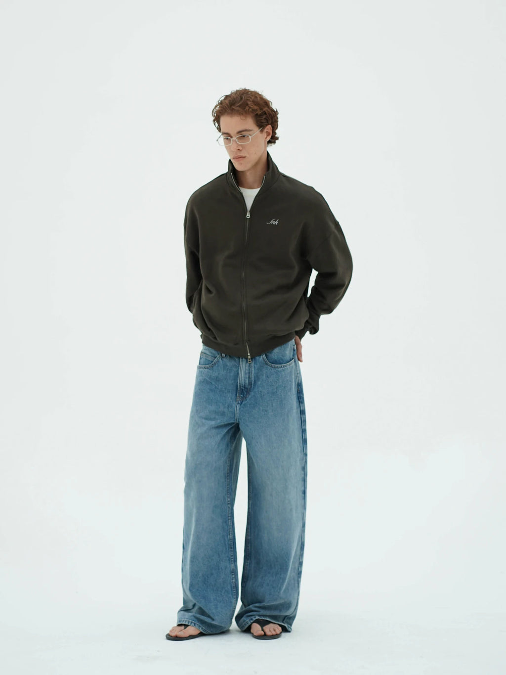Thread | Denim Faded Indigo Baggy Jeans