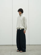 Knot | Denim Belted Curved Jeans