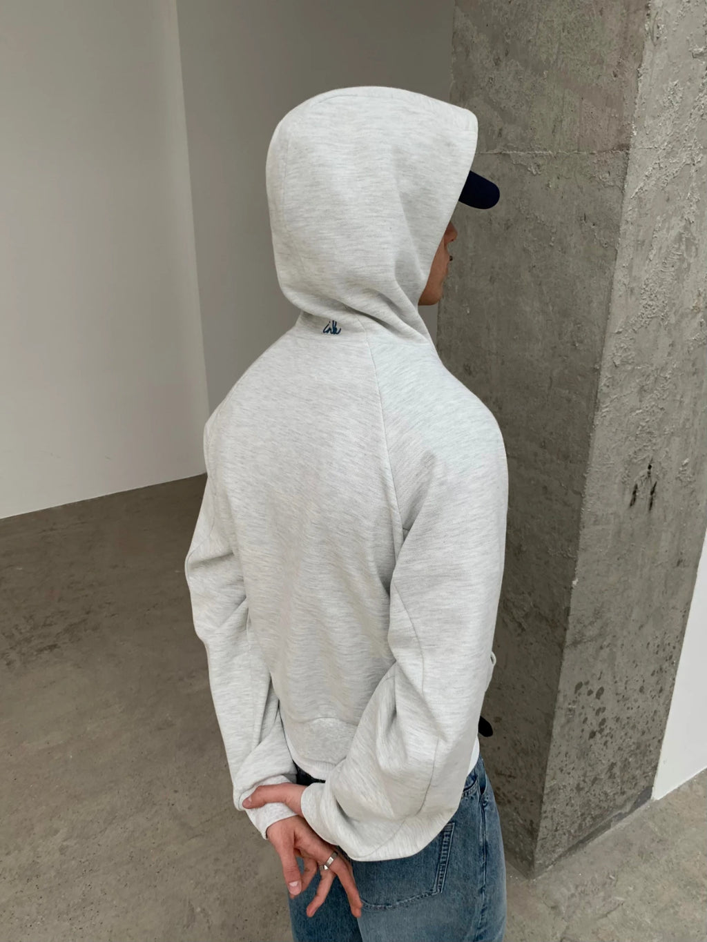 Knot | Structure Boxy Zip Hoodie