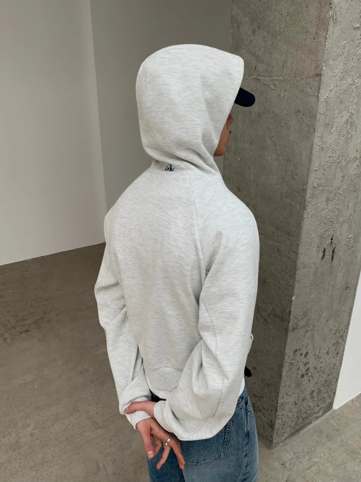 Knot | Structure Boxy Zip Hoodie