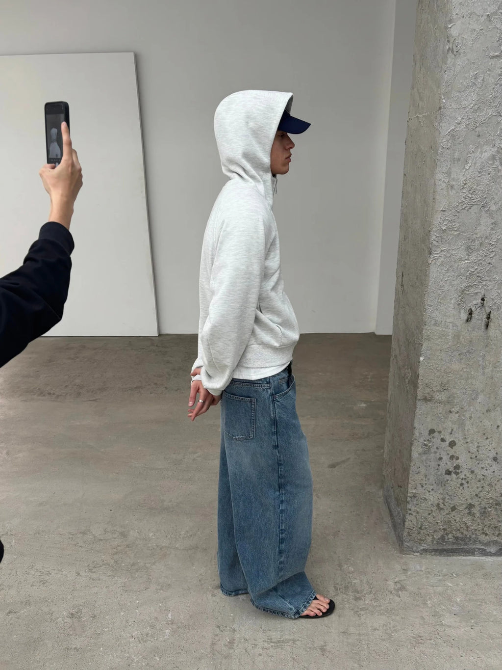 Knot | Structure Boxy Zip Hoodie