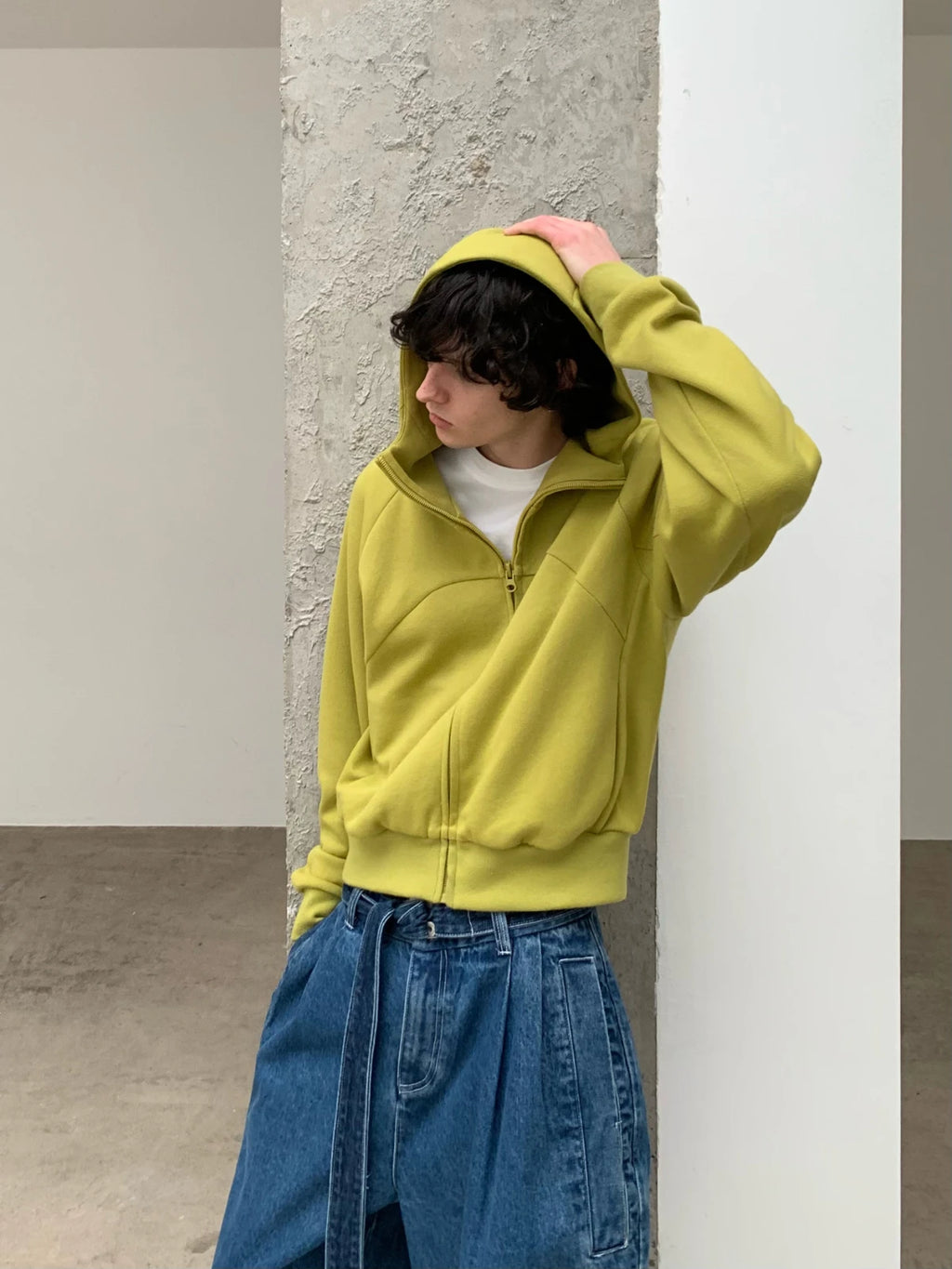 Knot | Structure Boxy Zip Hoodie