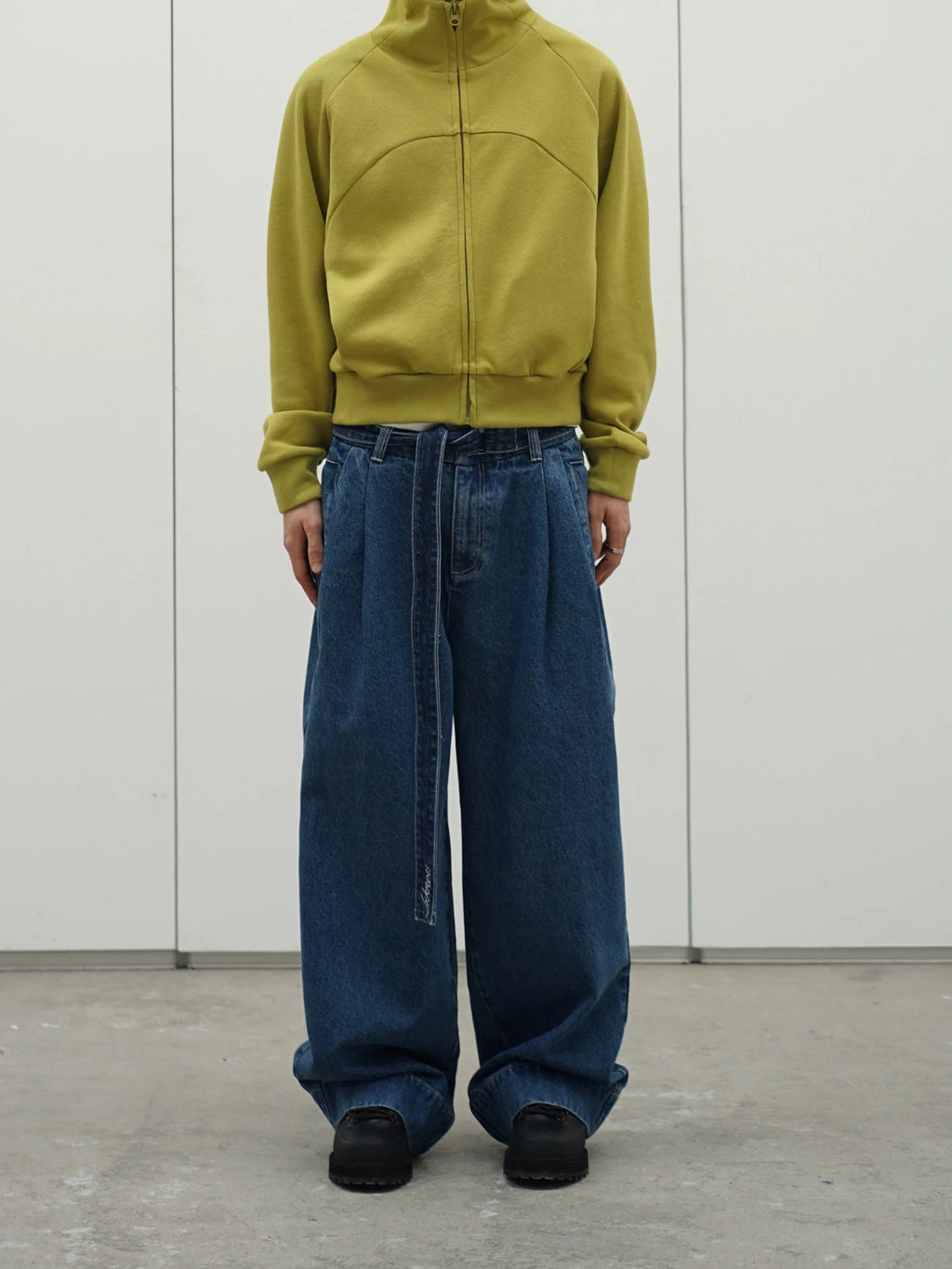 Thread | Denim Wide Belted Jeans