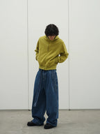 Thread | Denim Wide Belted Jeans