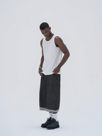 Knot | Denim Raw Cuffed Shorts