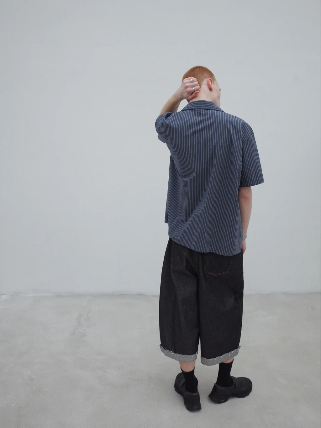 Knot | Denim Raw Cuffed Shorts