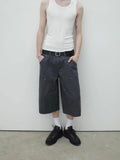 Knot | Utility Studded Canvas Shorts