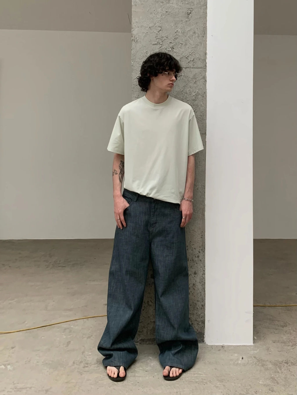 Knot | Denim Cyan Straight Jeans