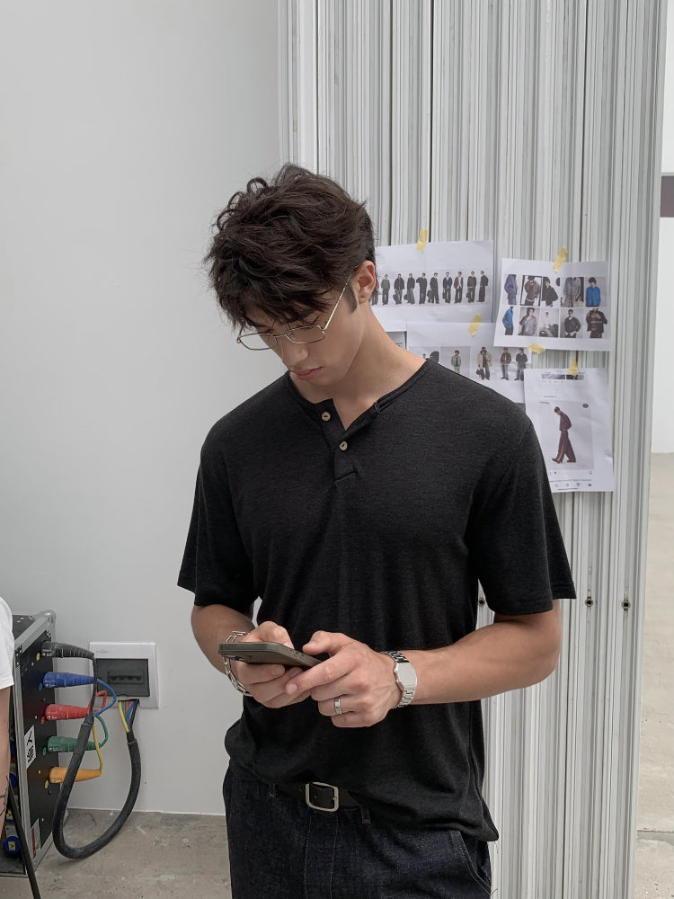 Thread | Air Merino Henley Tee