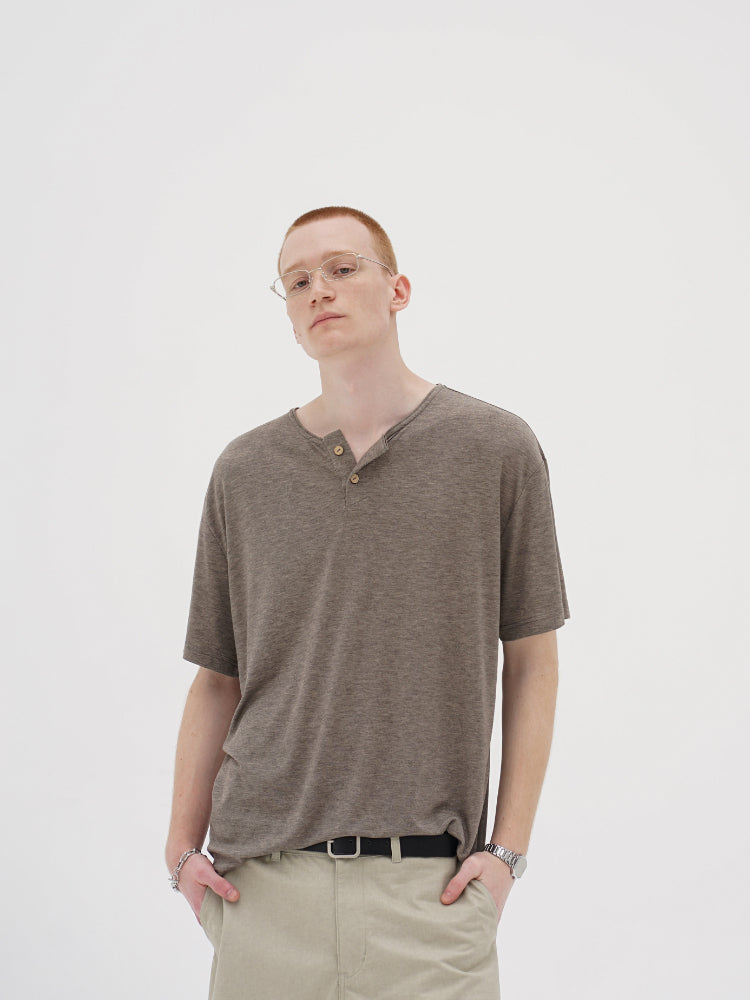 Tread | Air Merino Henley Tee