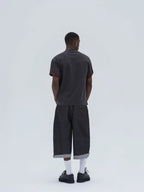 Knot | Denim Raw Cuffed Shorts