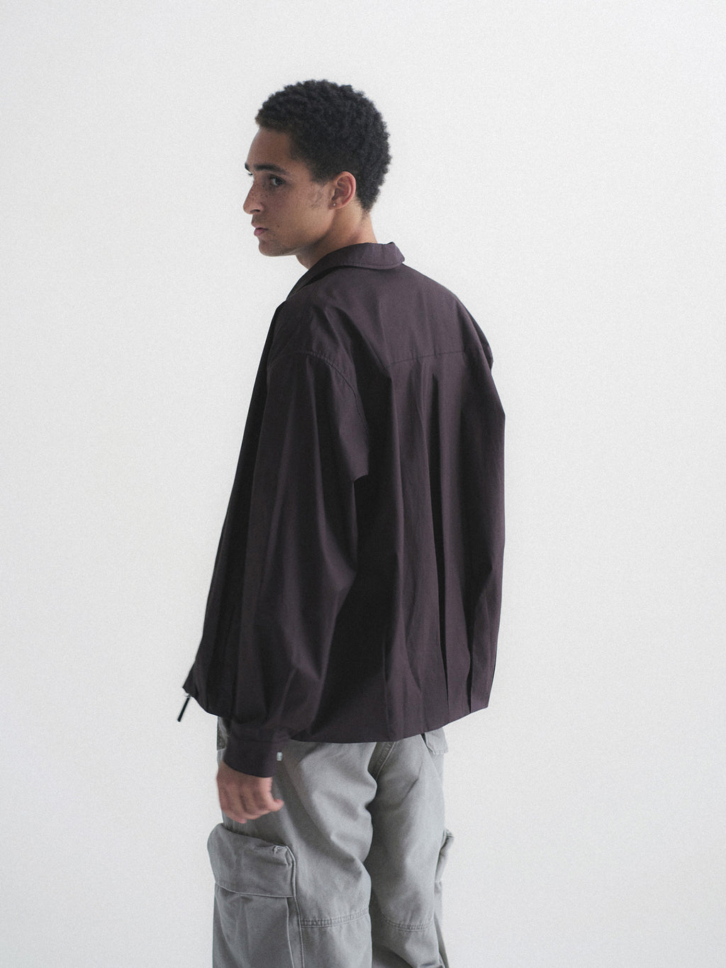 Knot | Balloon Boxy Dual-Zip Shirt Jacket