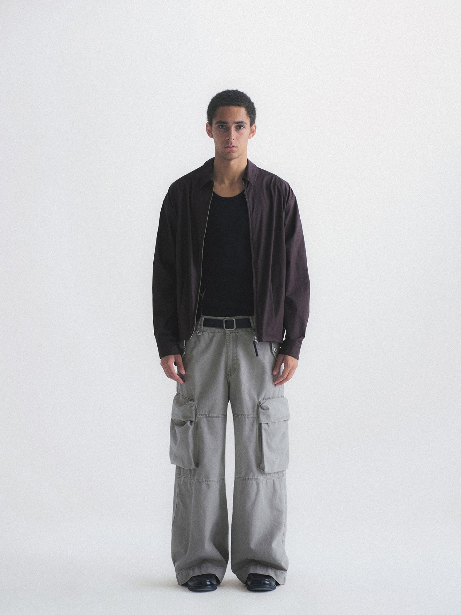 Knot | Balloon Boxy Dual-Zip Shirt Jacket