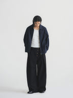 Thread | Asymmetric Pleat Wide-Leg Trousers