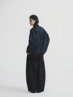 Thread | Asymmetric Pleat Wide-Leg Trousers