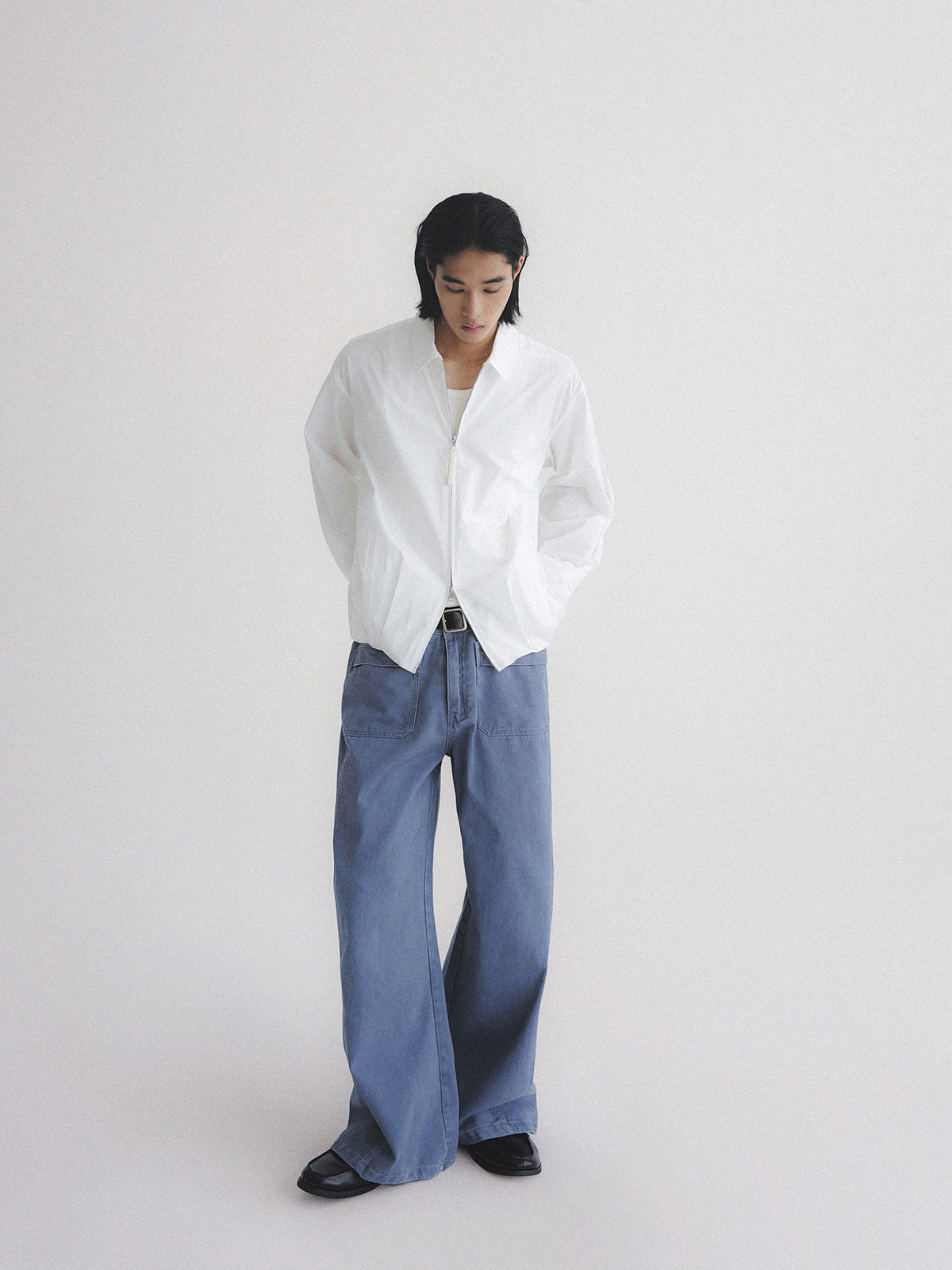 Knot | Balloon Boxy Dual-Zip Shirt Jacket
