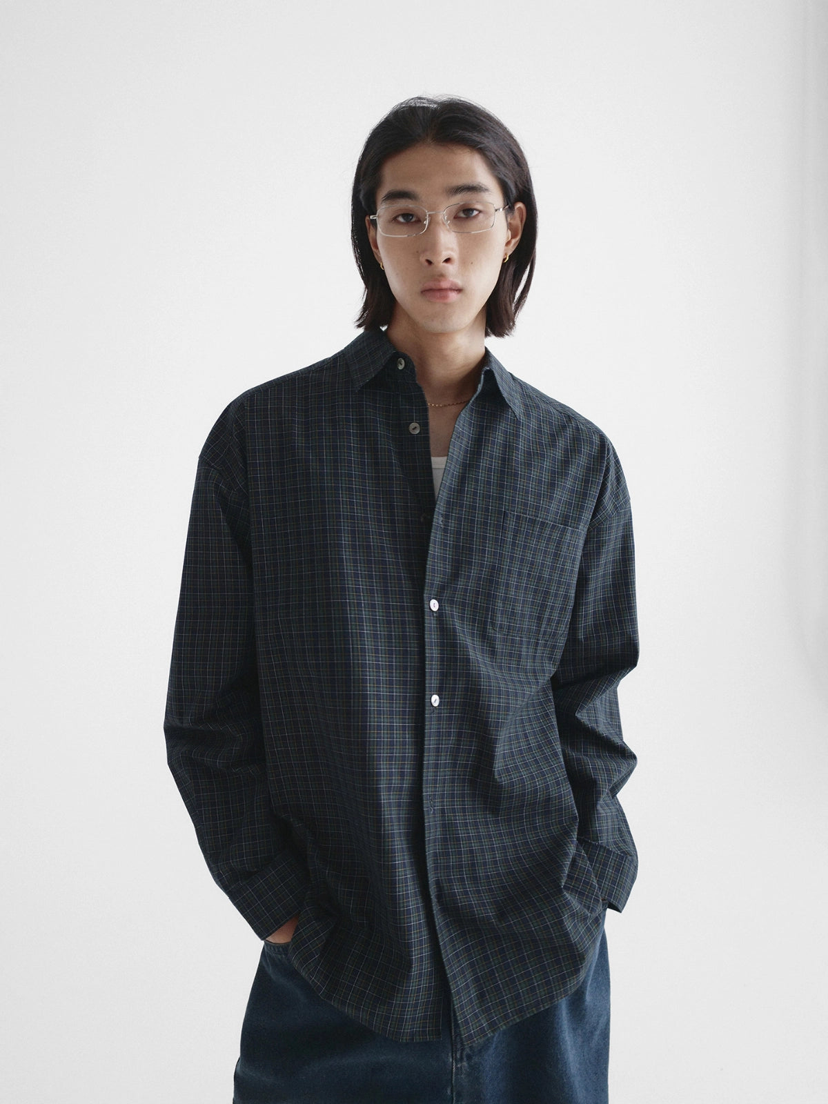 Thread | Micro-Check Overshirt